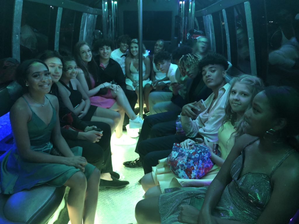 party bus for homecoming in Dallas