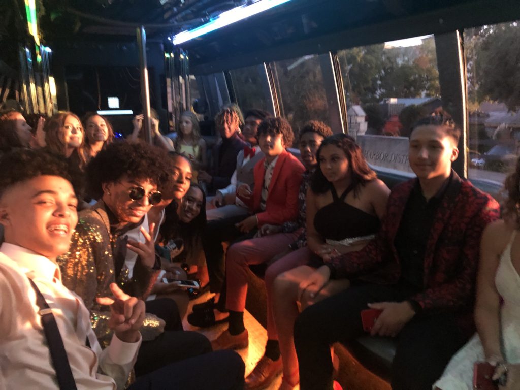 party bus for homecoming in Dallas