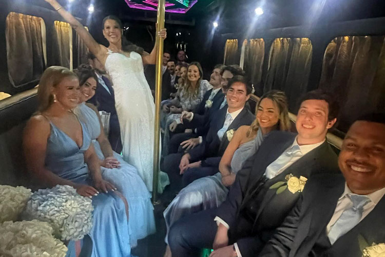 Luxury Wedding Bus Dallas Elegance in Every Detail