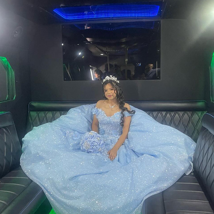 Unforgettable Party Bus for Quinceanera Surprise, Capture, and Comfort