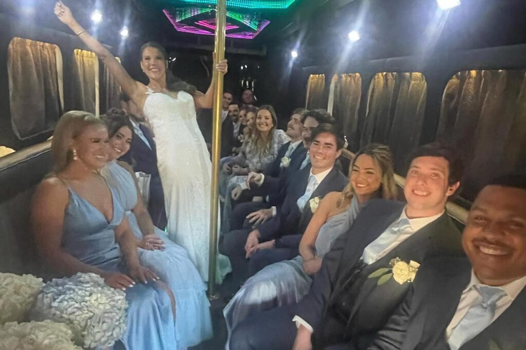 Wedding Party Bus Rental in and Around Dallas