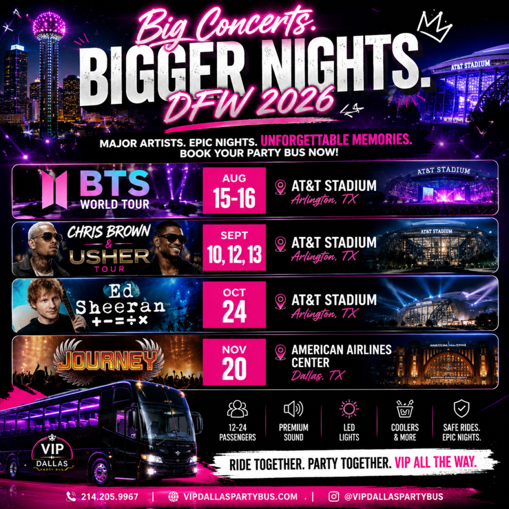 Concerts Coming to DFW in 2026